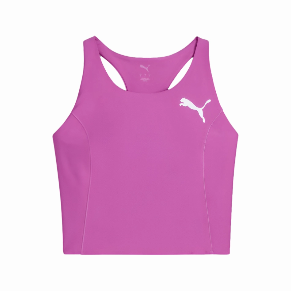 Puma Women's Raceday Ultraform Crop Top in Wild Berry SS25 Puma breathable running sneakers for daily runs