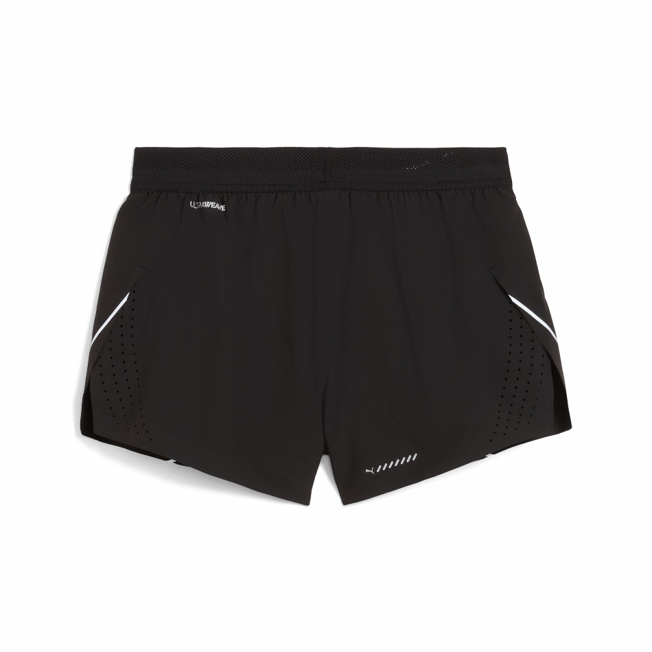 Puma Women's Raceday Ultraweave 3" Split Short in Puma Black SS25 Puma responsive running shoes