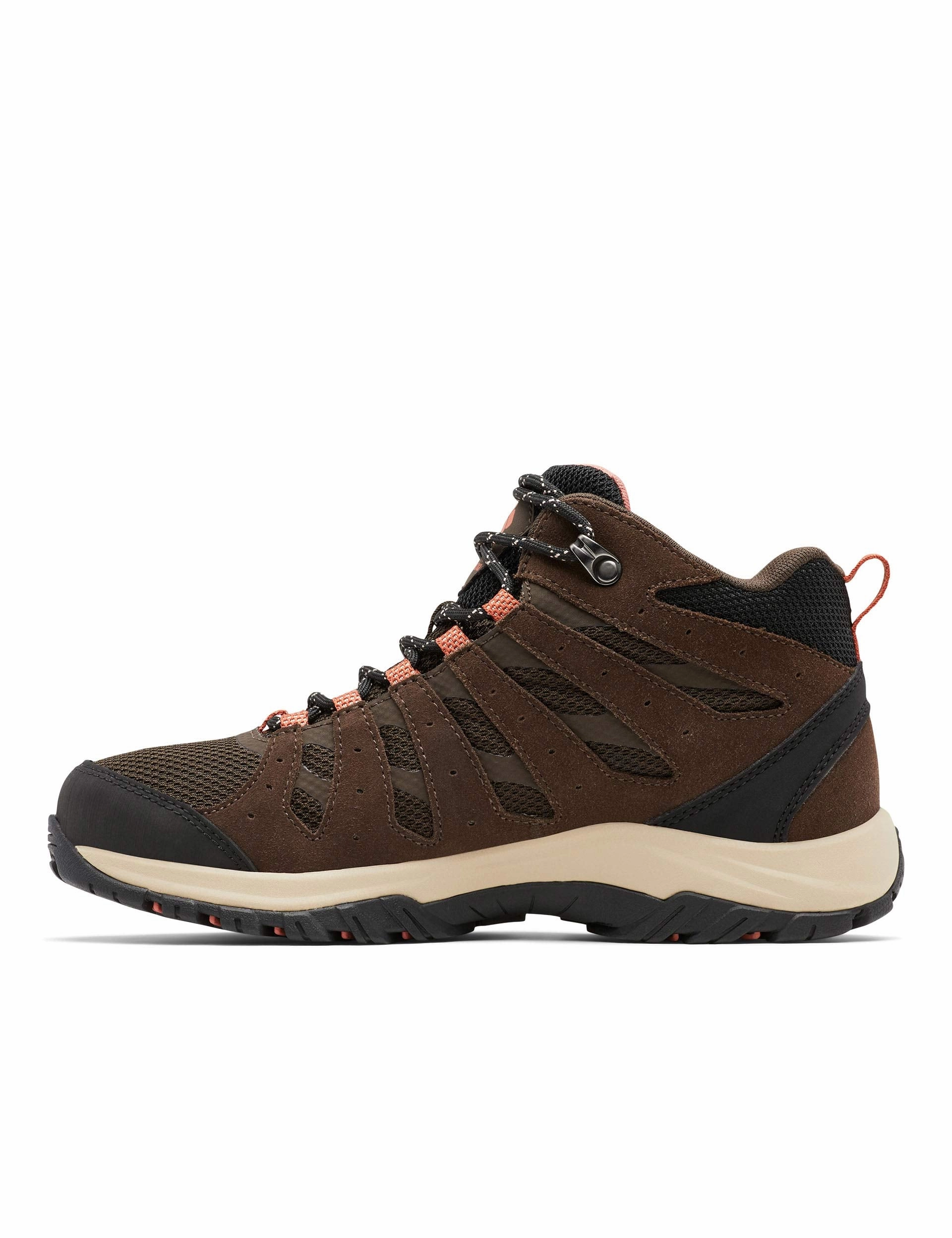 Redmond III Mid Waterproof Walking Boot - Cordovan/Dark Coral Columbia outdoor performance shoes