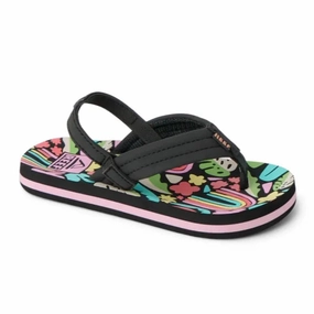 REEF LITTLE AHI KIDS' Reef flip flops with beach-ready comfort