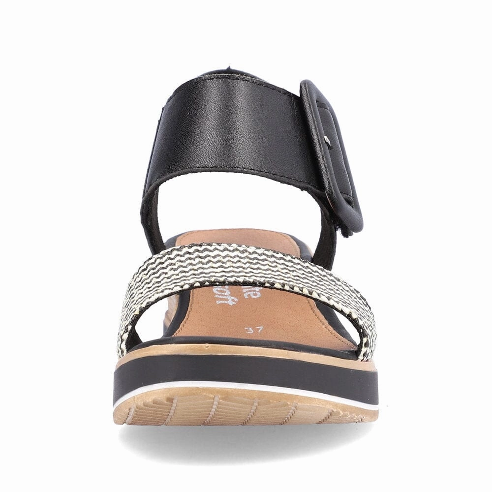 REMONTE D6453 02 WEDGE SANDAL Rieker - Remonte practical casual shoes