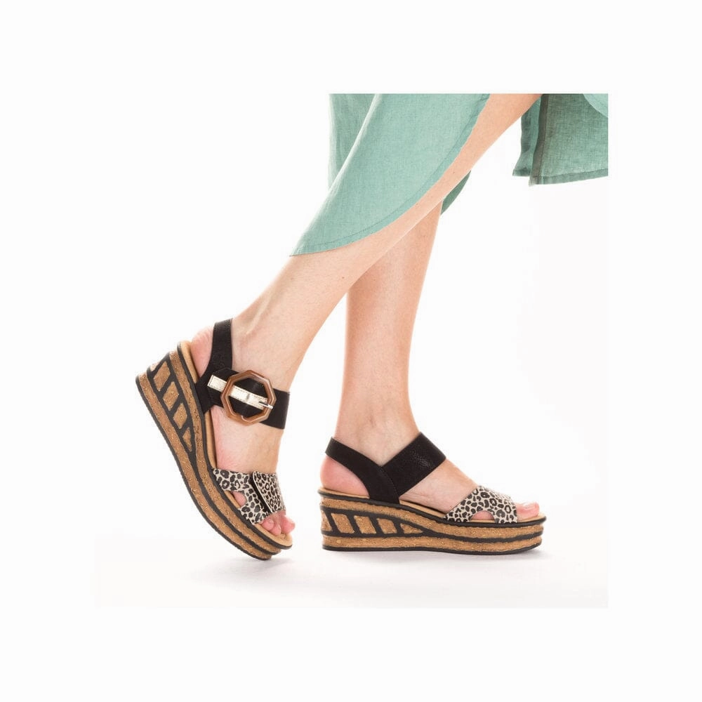 RIEKER 68176-00 ROSE Rieker - Remonte practical casual shoes