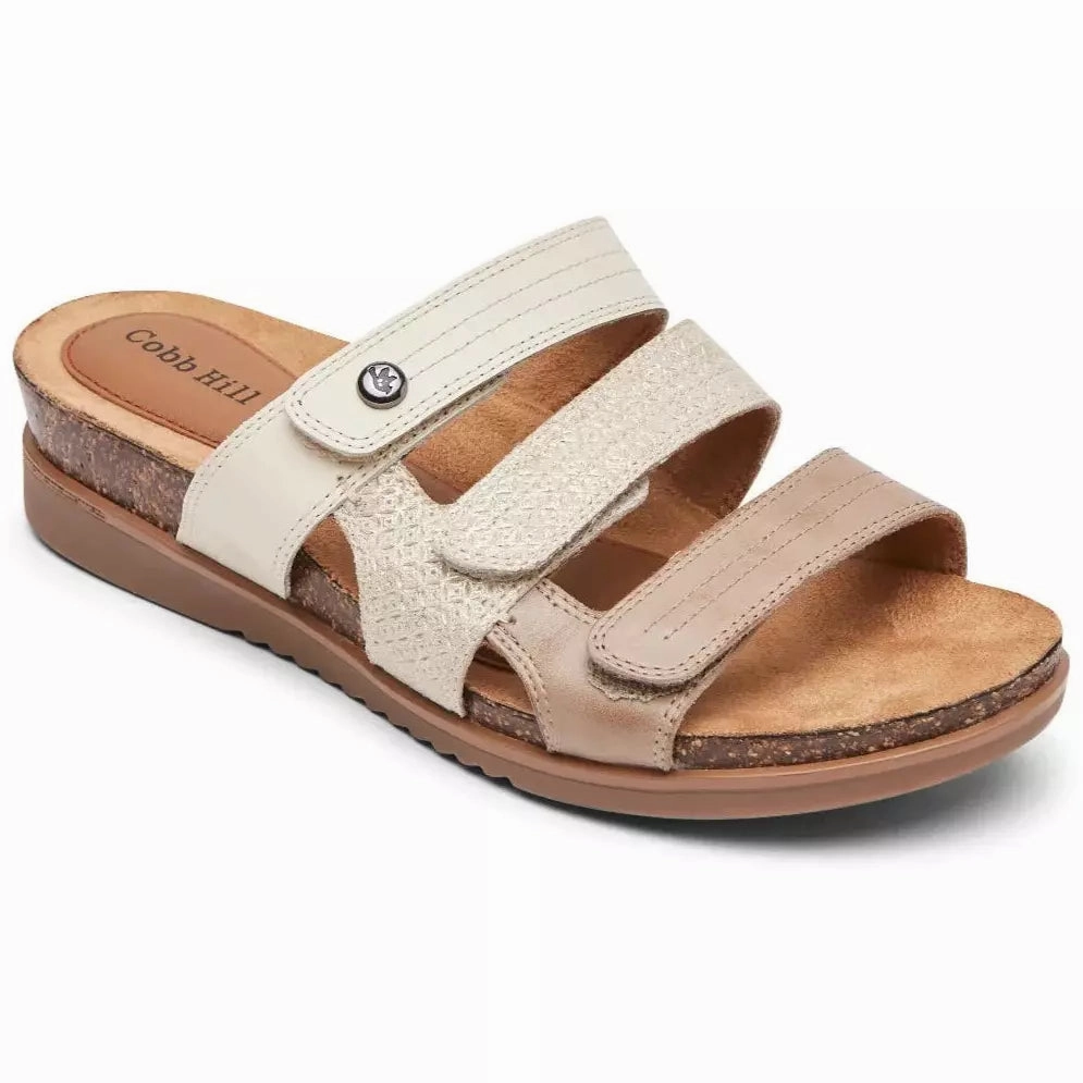 ROCKPORT COBB HILL MAY SLIDE SANDAL MEDIUM AND WIDE - FINAL SALE! Rockport comfortable dress shoes