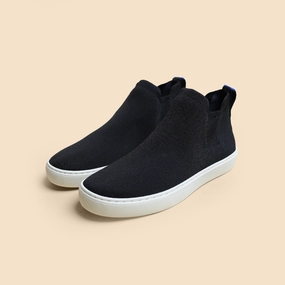 Rothy - Chelsea Hight-Top Boot - Black Rothy New Launch innovative shoe styles