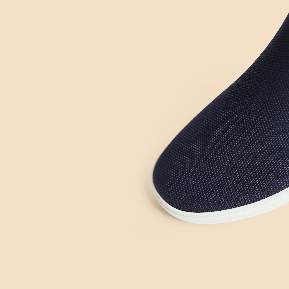 Rothy - Chelsea Hight-Top Boot - Navy Rothy New Launch shoe designs