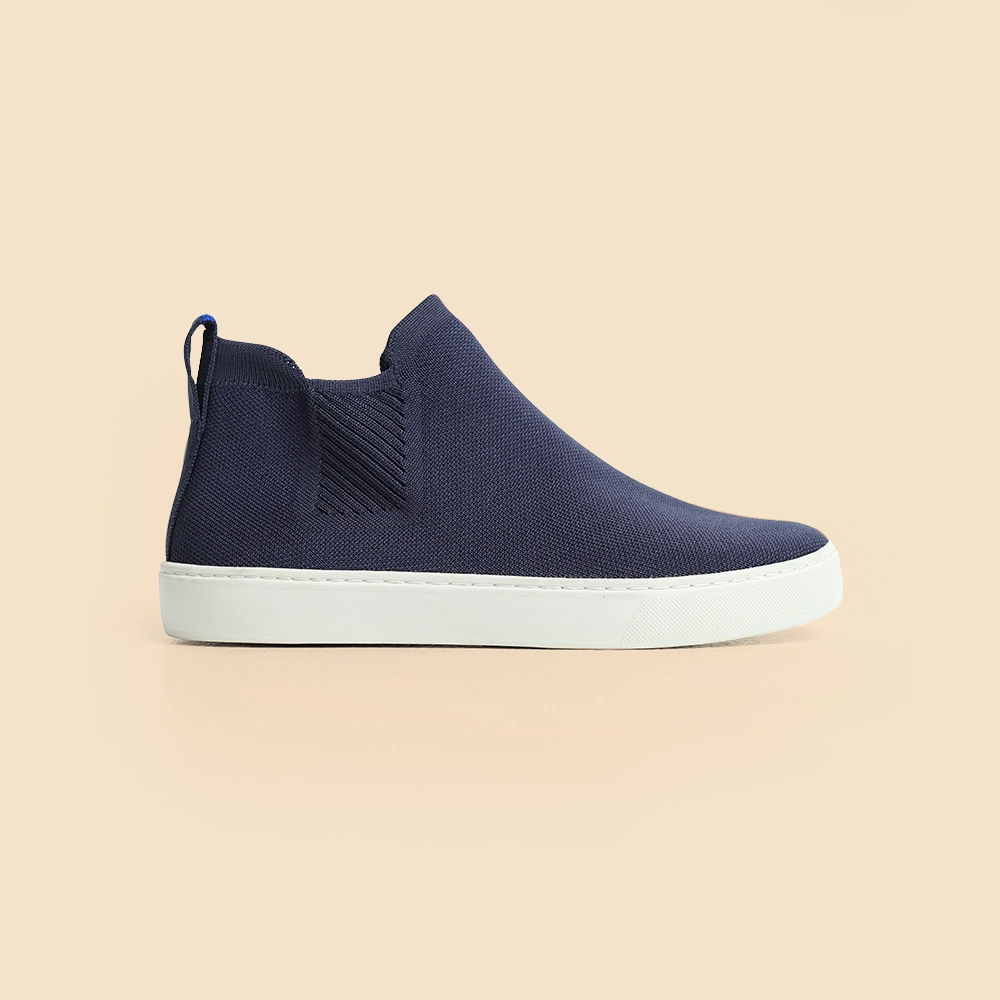 Rothy - Chelsea Hight-Top Boot - Navy Rothy New Launch shoe designs