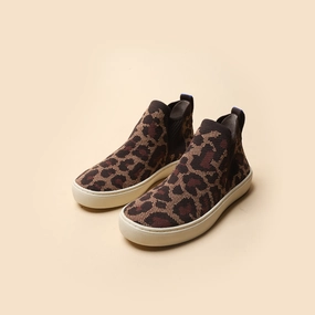 Rothy -  Chelsea Knit High Top - Brown Rothy New Launch innovative shoe styles