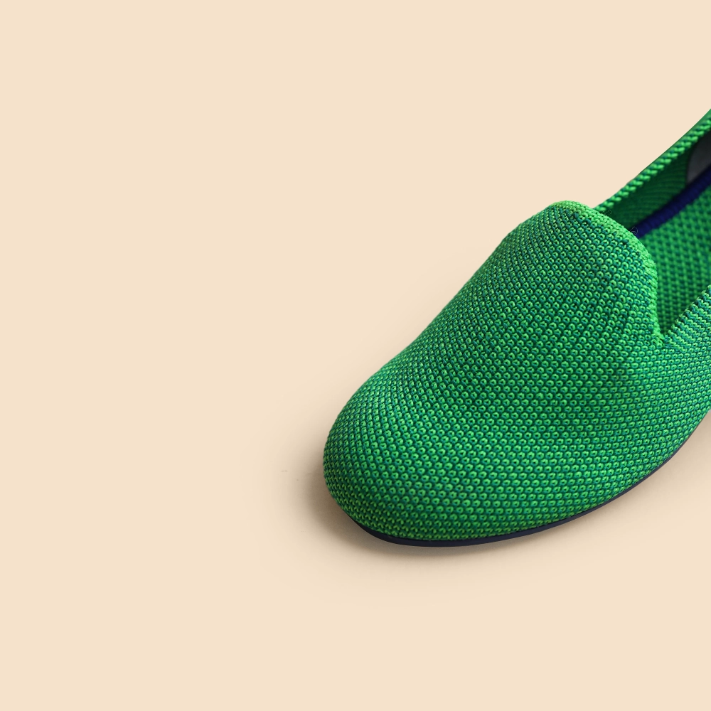 Rothy - Kid'S- The Loafer - Lime Green (Blue Sole) Rothy New Launch shoe designs
