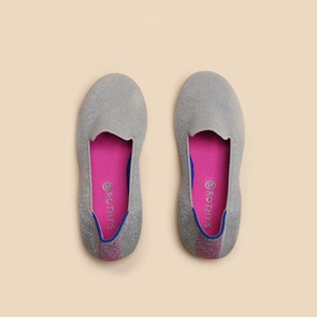 Rothy - Kids - The Loafer - Gray Rothy New Launch innovative shoe styles