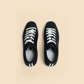 Rothy - Lace Up Sneakers - Black Rothy New Launch innovative shoe styles