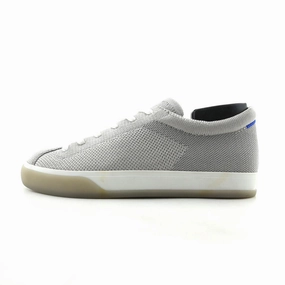 Rothy  - Lace Up Sneakers - Gray and white Rothy New Launch innovative shoe styles