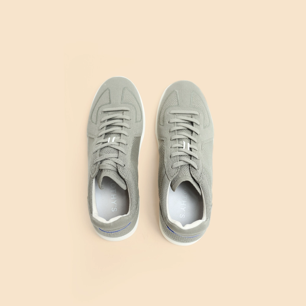Rothy - Lace Up Sneakers - Olive Green Rothy New Launch innovative shoe styles