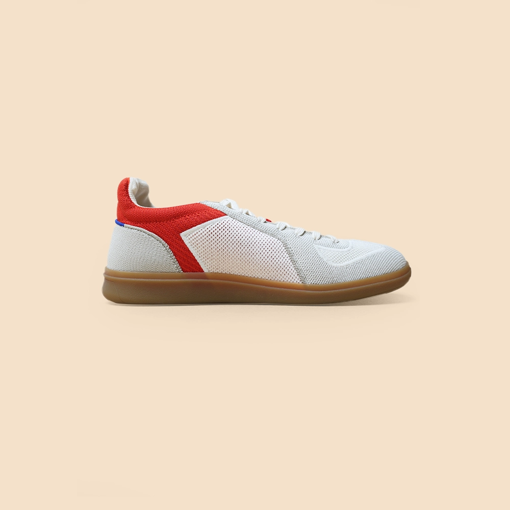 Rothy -  Men - Lace Up Sneakers - White Red Rothy New Launch shoe designs