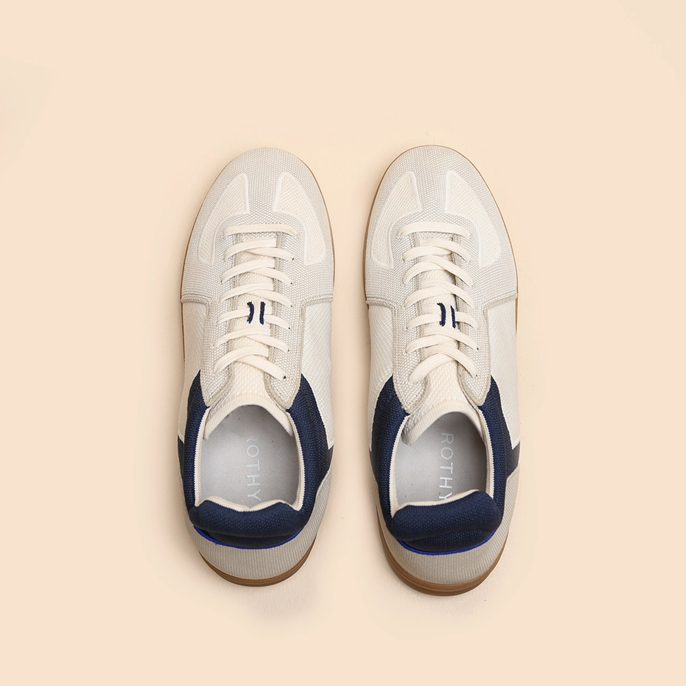 Rothy -  Men - Lace Up Sneakers - White Rothy New Launch innovative shoe styles