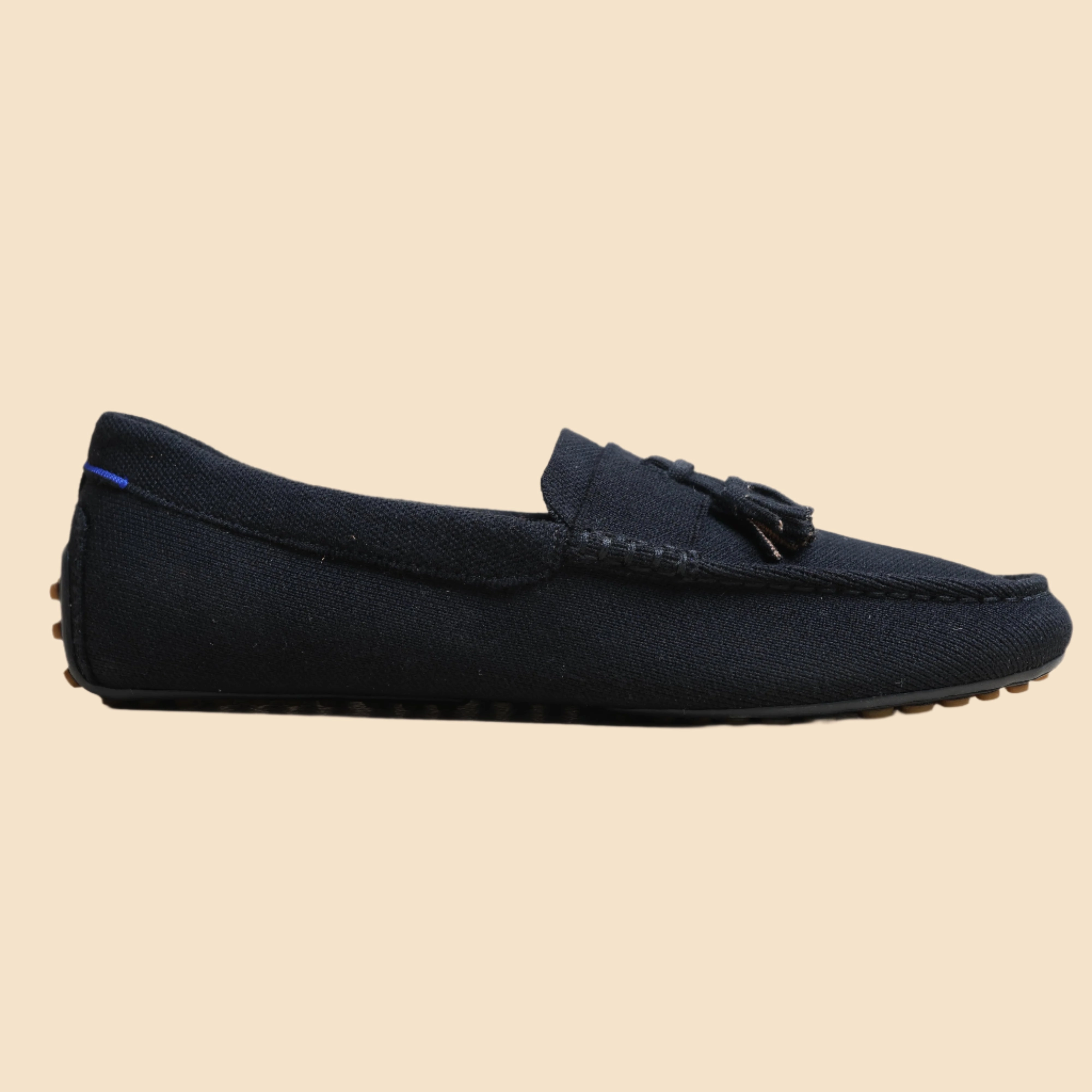 Rothy -  Men - Merino Tassel Driving Loafer - Black Rothy New Launch shoe designs