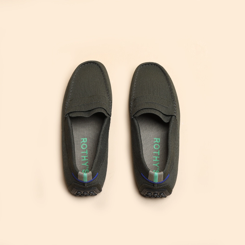 Rothy -  Men - The Driving Loafer - Green Rothy New Launch innovative shoe styles