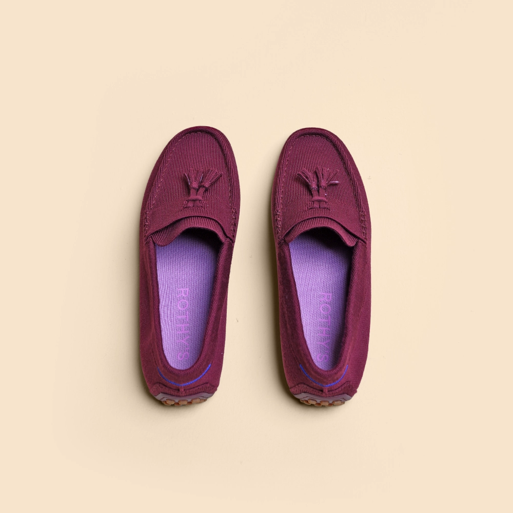 Rothy -  Men - The Driving Loafer - Mahroon Rothy New Launch innovative shoe styles