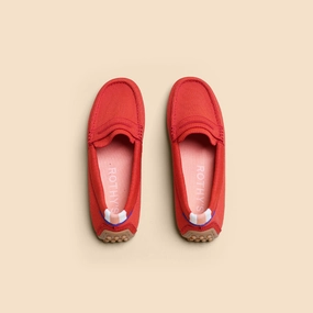 Rothy -  Men - The Driving Loafer - Orange Rothy New Launch innovative shoe styles