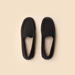 Rothy  - The Driver Loafers - Black Rothy New Launch innovative shoe styles