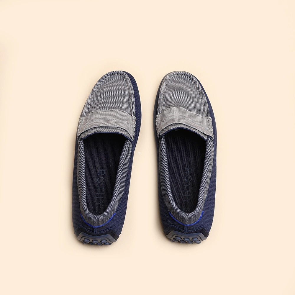 Rothy  - The Driver Loafers - Blue Rothy New Launch innovative shoe styles
