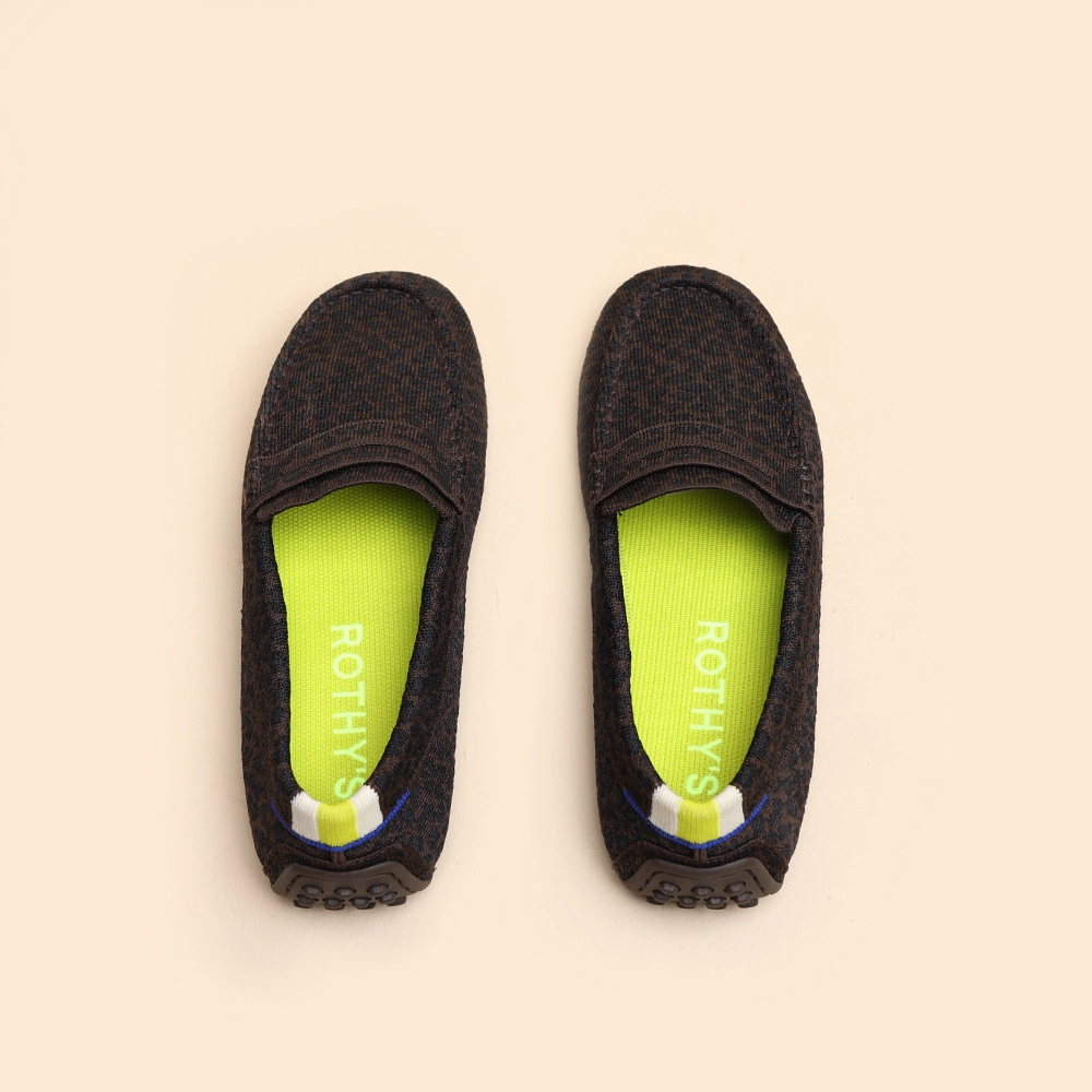 Rothy  - The Driver Loafers - Chocolate Spot Rothy New Launch innovative shoe styles