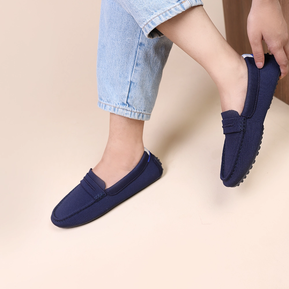 Rothy - The Driver Loafers - Navy Rothy New Launch innovative shoe styles