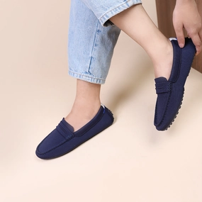 Rothy - The Driver Loafers - Navy Rothy New Launch innovative shoe styles