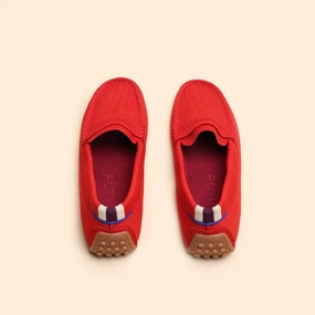 Rothy  - The Driver Loafers - Red Rothy New Launch innovative shoe styles