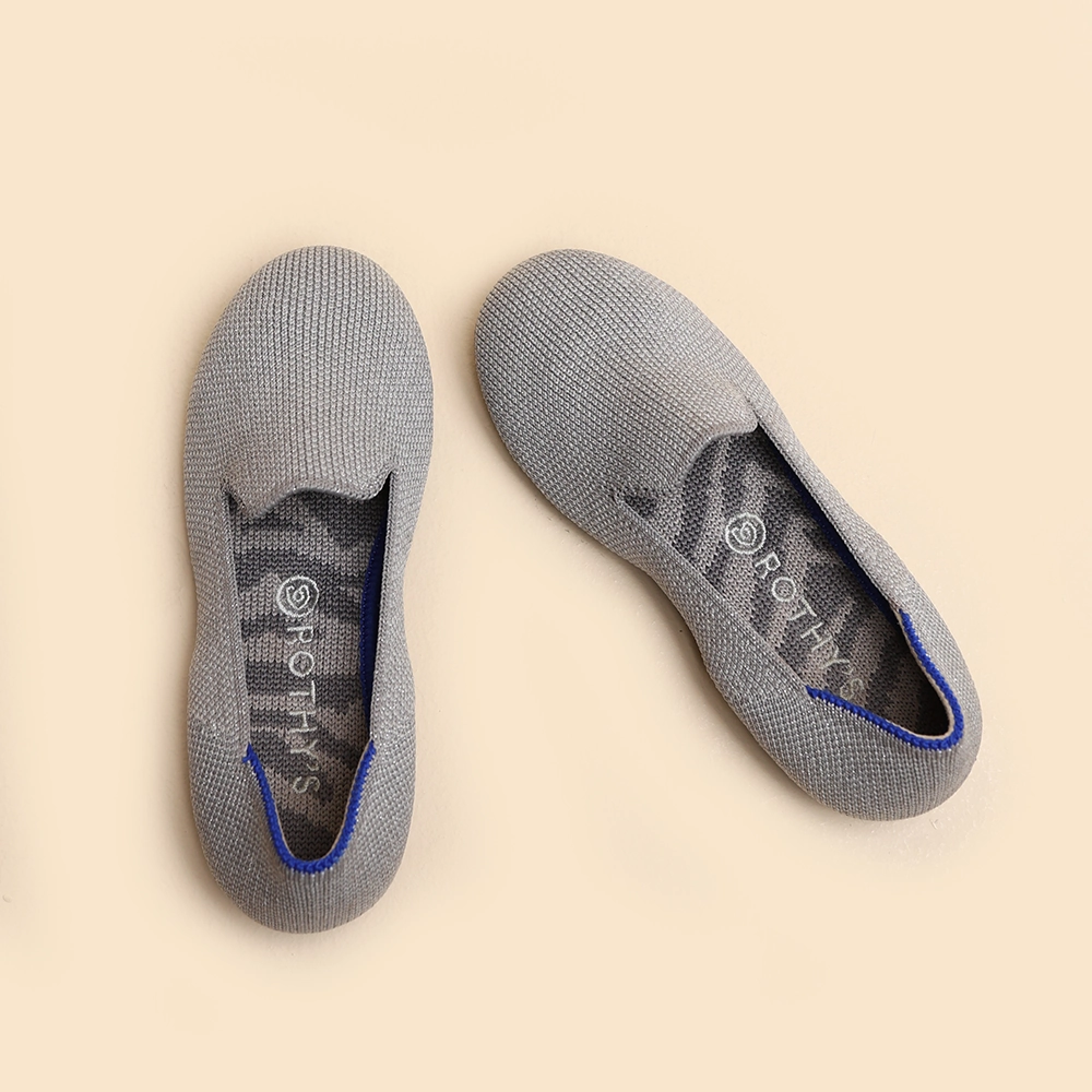 Rothy - The Kids Loafer - Gray Rothy New Launch shoe designs