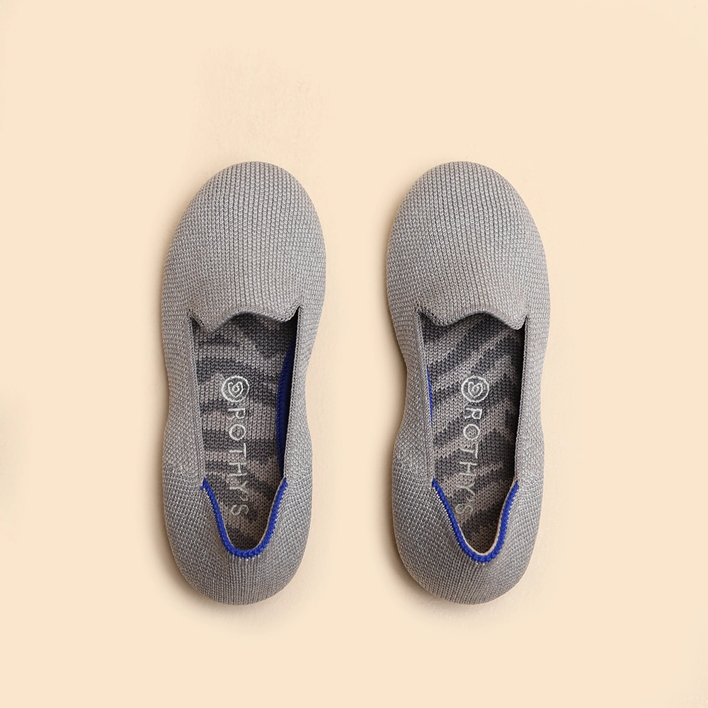 Rothy - The Kids Loafer - Gray Rothy New Launch innovative shoe styles