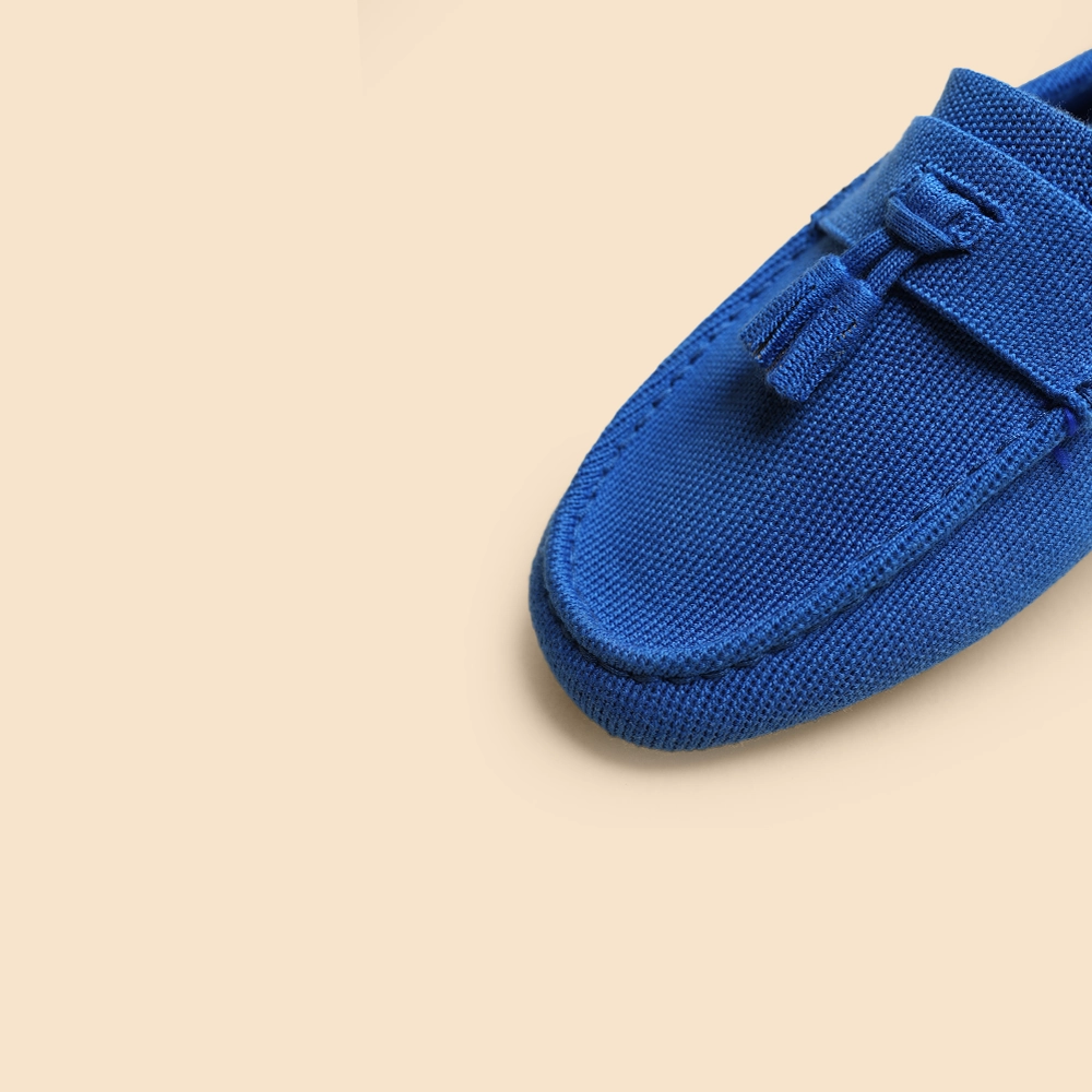 Rothy  - The Tassel Driver Loafers - Azul Blue Rothy New Launch shoe designs