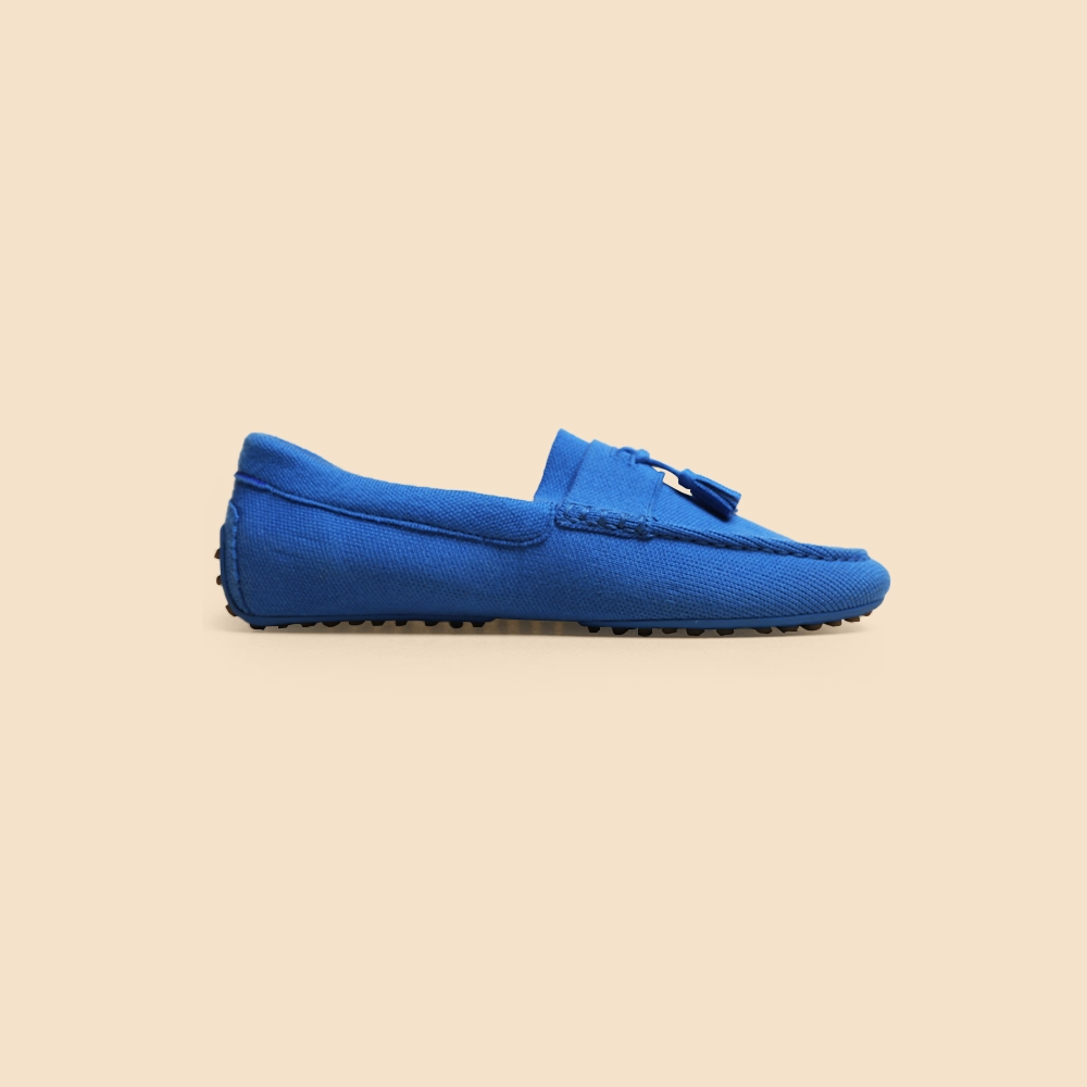 Rothy  - The Tassel Driver Loafers - Azul Blue Rothy New Launch shoe designs