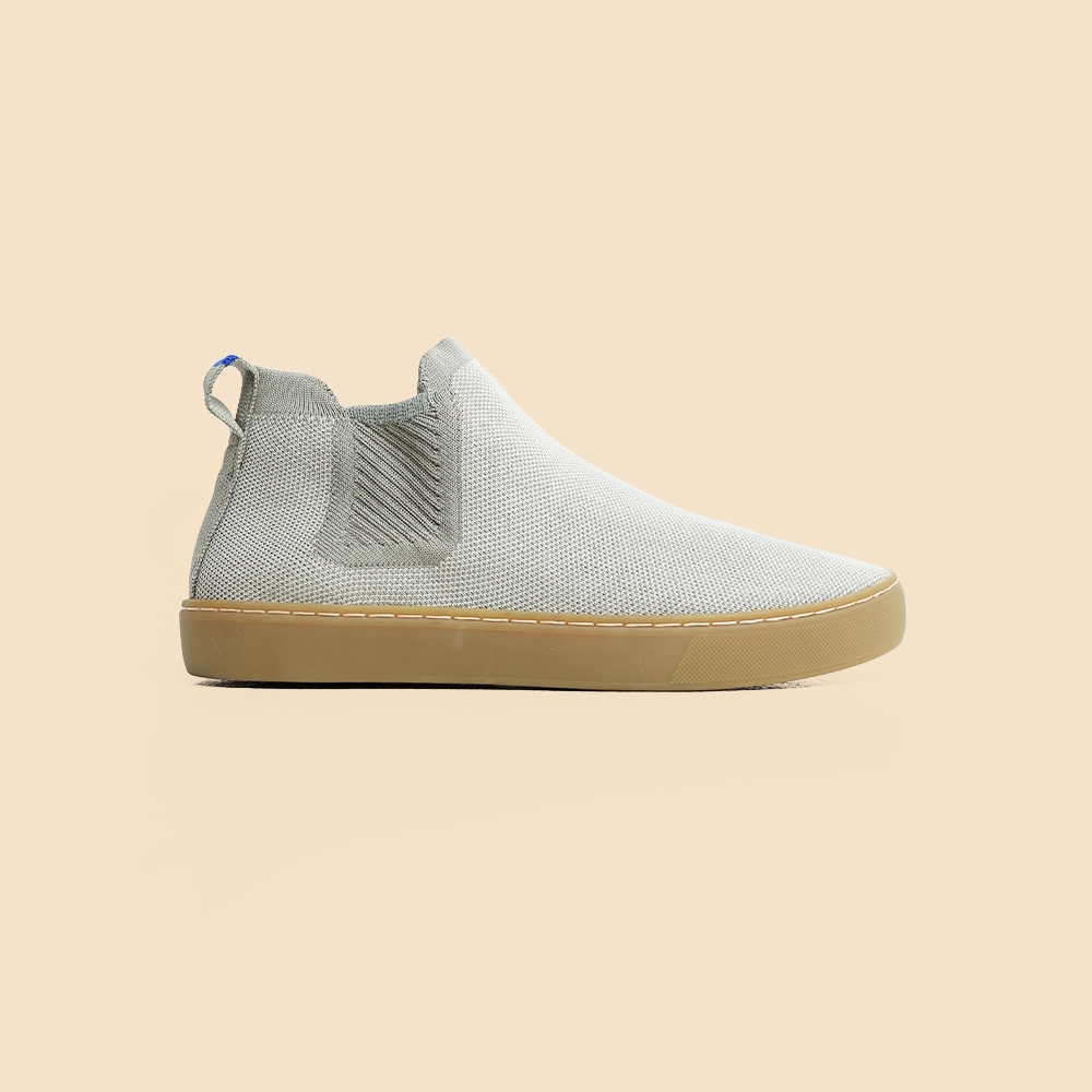 Rothy - Women - Chelsea Hight-Top Boot - Sage Green Rothy New Launch shoe designs