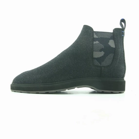 Rothy - Women - Merino Chelsea Ankle Boot - Granite Black Rothy New Launch innovative shoe styles