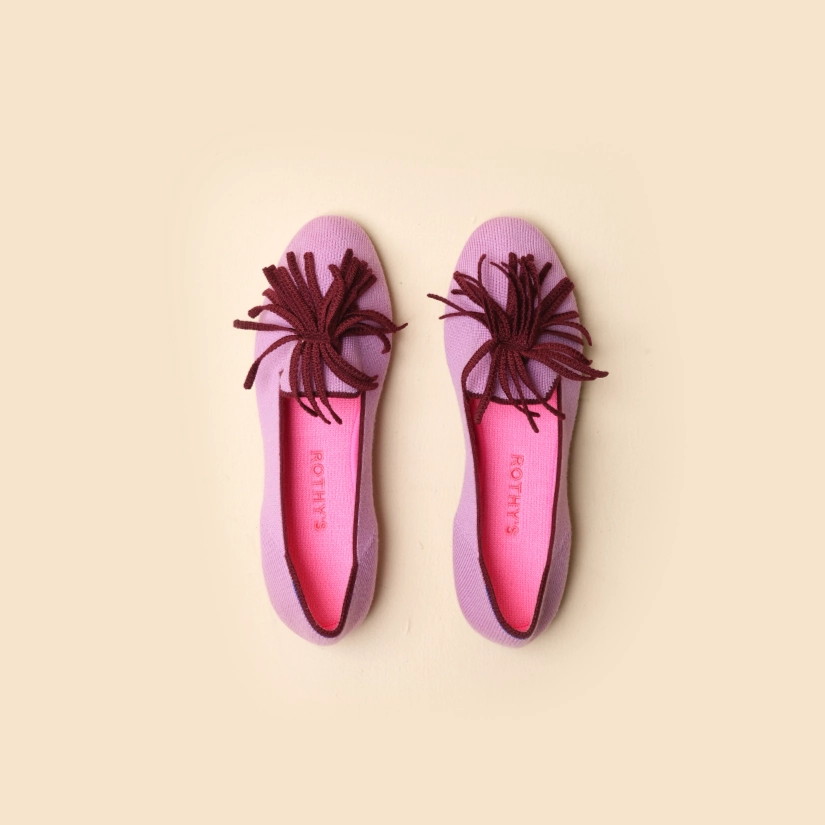 Rothy -  Women - Merino Tassel Driving Loafer - Purple Rothy New Launch innovative shoe styles