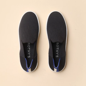 Rothy - Women - Slip On Sneaker - Black Solid Rothy New Launch innovative shoe styles