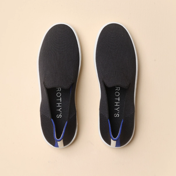 Rothy - Women - Slip On Sneaker - Black Solid Rothy New Launch innovative shoe styles