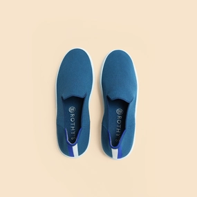 Rothy - Women - Slip On Sneaker - Blue Rare Retired Rothy New Launch innovative shoe styles