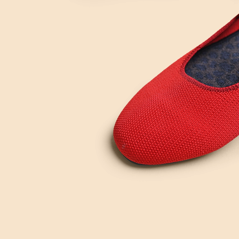 Rothy - Women - The Ballet Flat - Red Rothy New Launch shoe designs