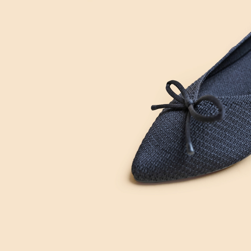 Rothy - Women - The Ballet Point - Black Rothy New Launch shoe designs