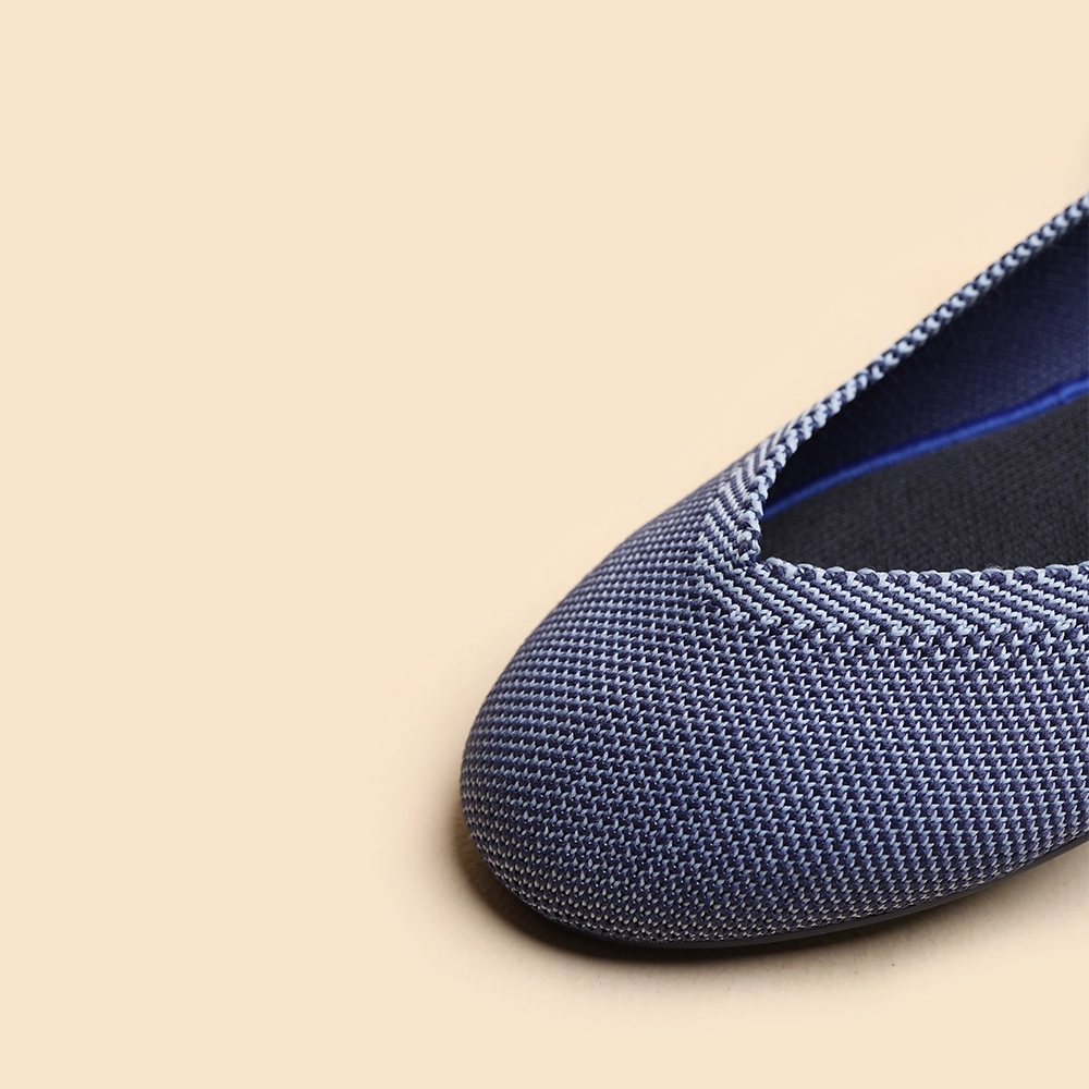 Rothy - Women - The Flat - Blue Rothy New Launch shoe designs