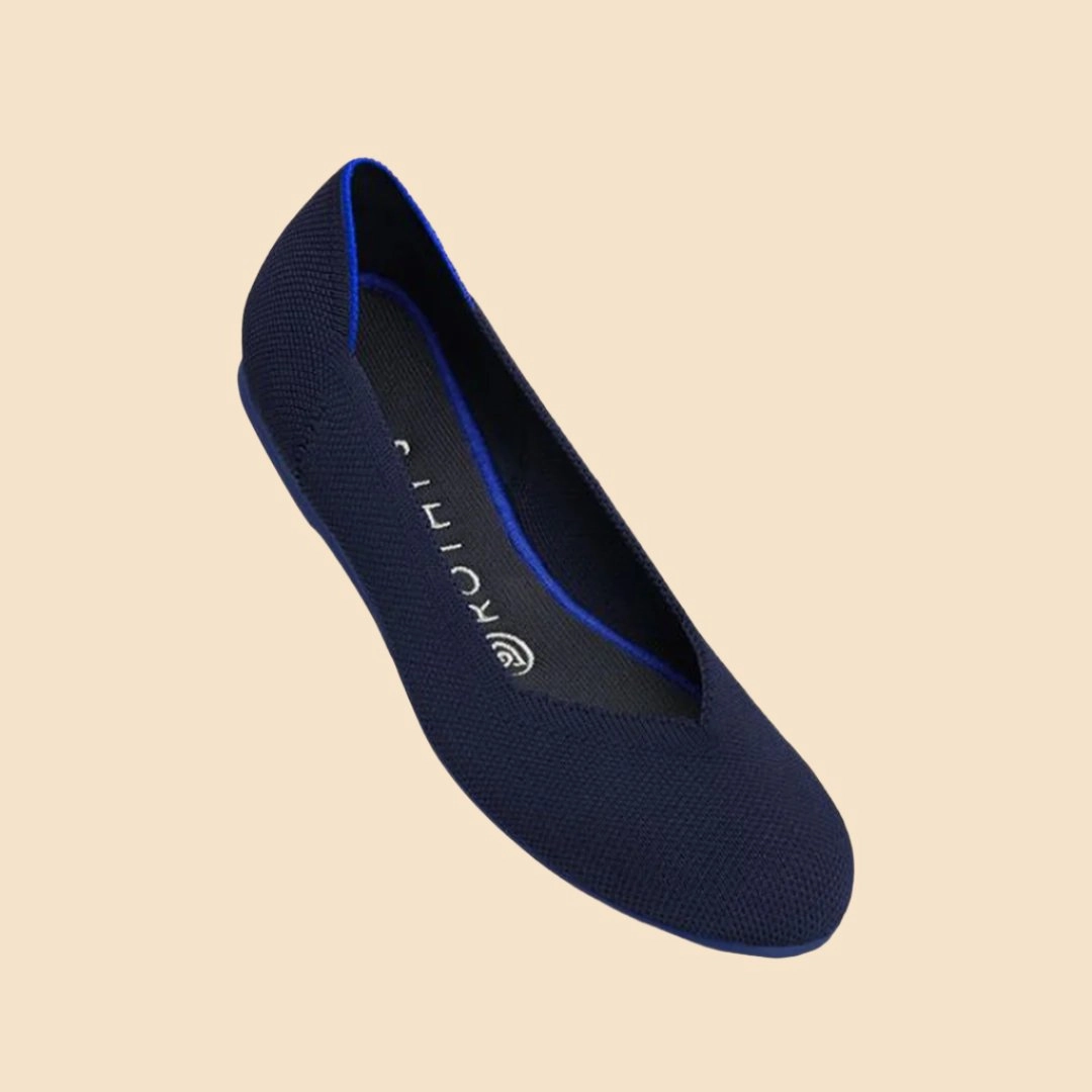 Rothy - Women - The Flat - Blue Rothy New Launch shoe designs