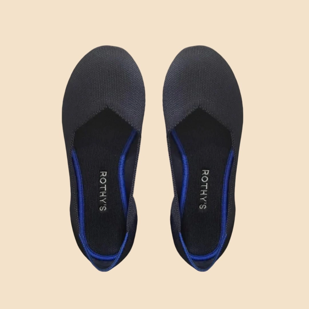 Rothy - Women - The Flat - Blue Rothy New Launch innovative shoe styles