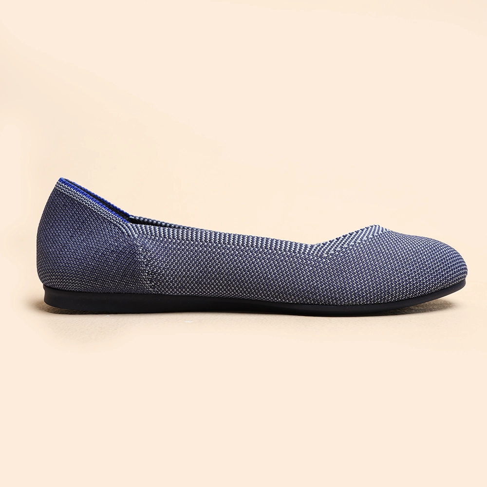 Rothy - Women - The Flat - Blue Rothy New Launch shoe designs