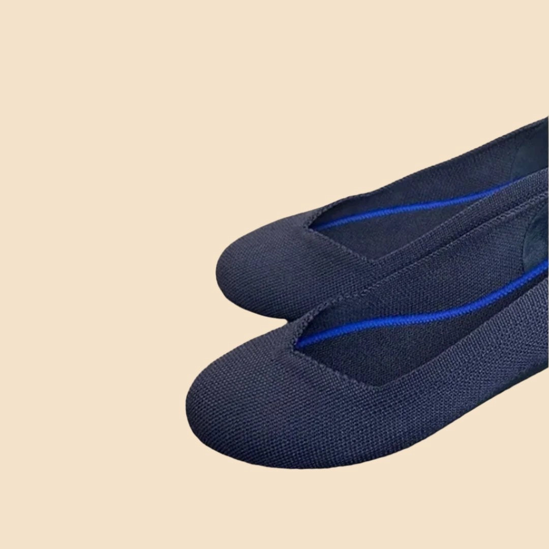 Rothy - Women - The Flat - Blue Rothy New Launch shoe designs