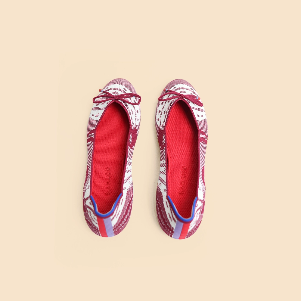 Rothy - Women - The Flat - Botanical Bow Rothy New Launch innovative shoe styles