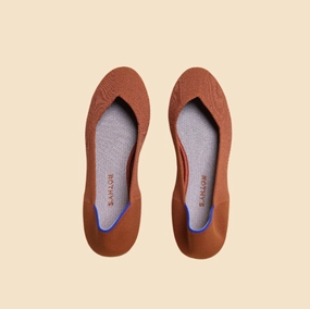 Rothy - Women - The Flat - Brandy Rothy New Launch innovative shoe styles