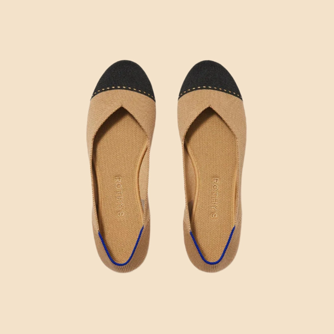 Rothy - Women - The Flat - Camel Captoe Rothy New Launch innovative shoe styles