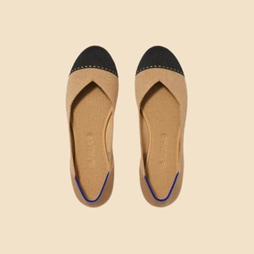 Rothy - Women - The Flat - Camel Captoe Rothy New Launch innovative shoe styles