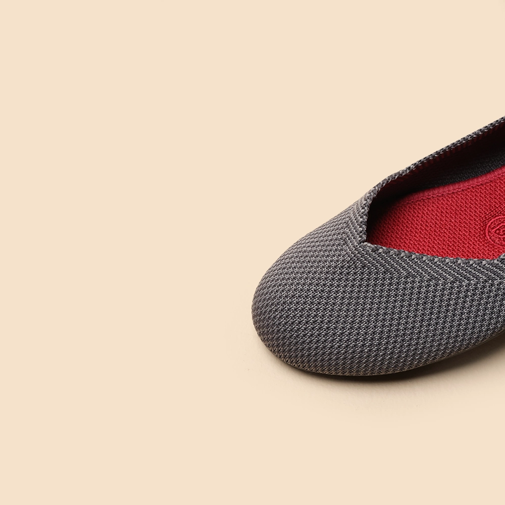 Rothy - Women - The Flat -  Charcoal Gray Rothy New Launch shoe designs